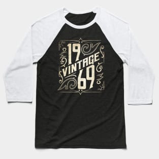 50th Birthday Gift - Vintage January 1969 Women Men Baseball T-Shirt